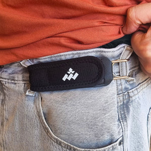 Buckleless comfort belt black