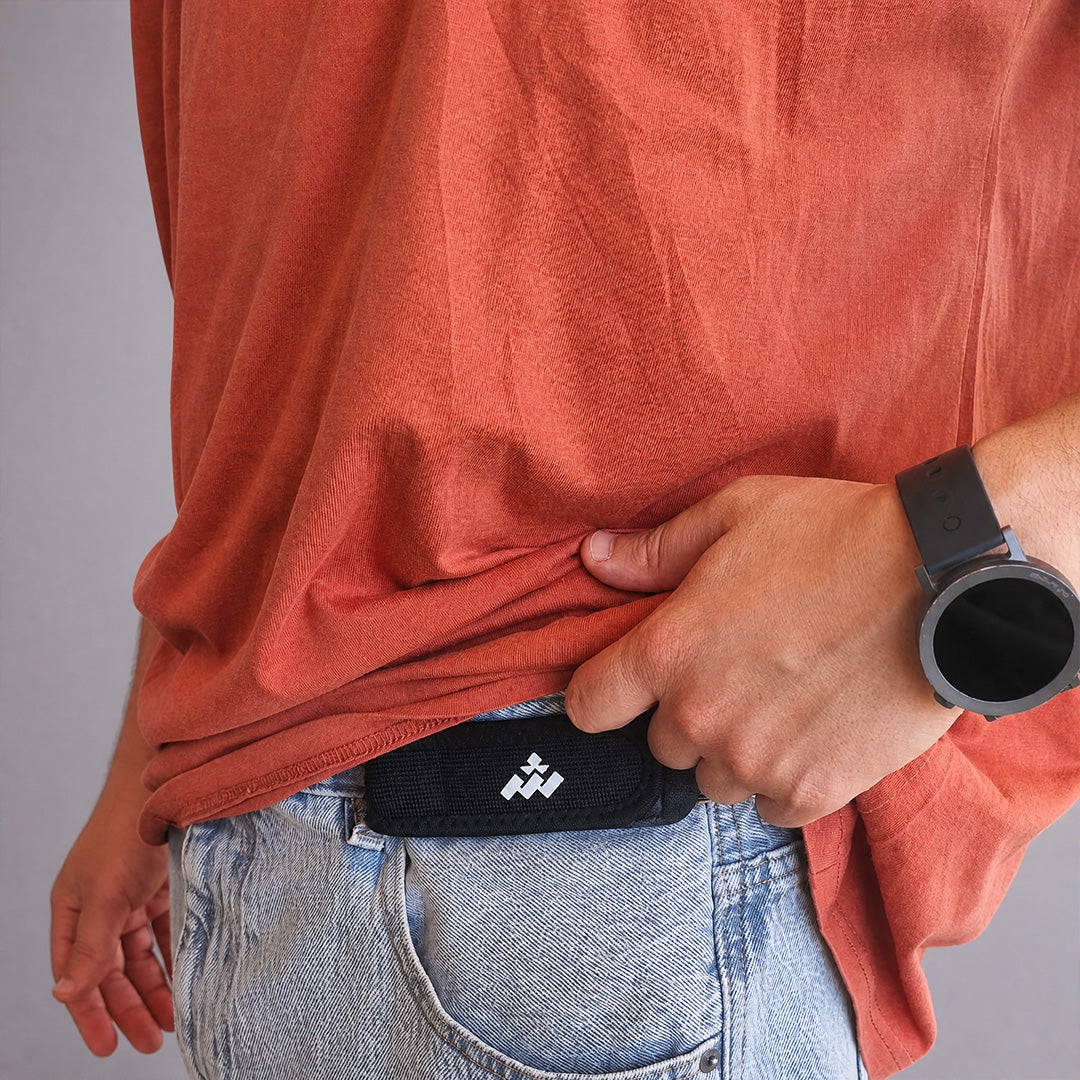 Buckleless comfort belt black